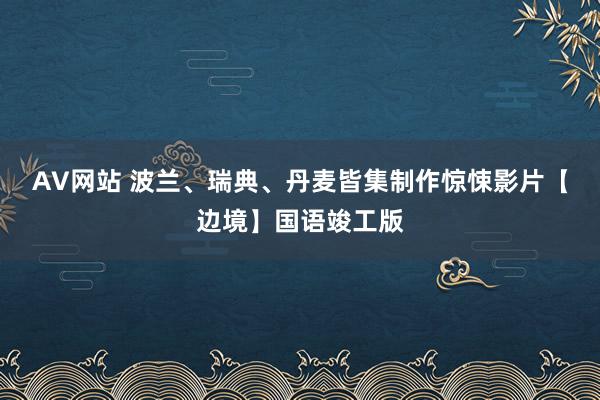 AV网站 波兰、瑞典、丹麦皆集制作惊悚影片【边境】国语竣工版